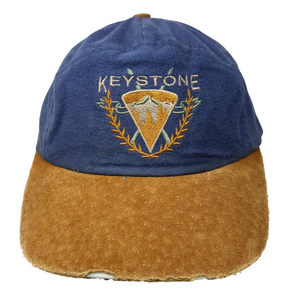 Keystone Strapback 5 Panel Cap Multicolor One Size Adjustable Distressed SCI